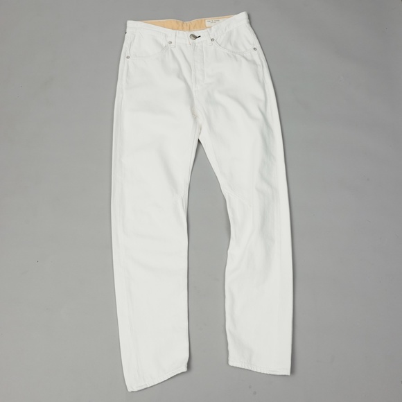 NWT Rag & Bone Off-White Mid-Rise Boyfriend Jean *SAMPLE* - Picture 3 of 7